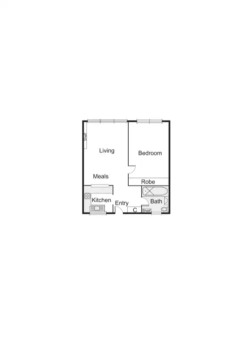 Floorplan of Homely apartment listing, 26/169 Ormond Road, Elwood VIC 3184