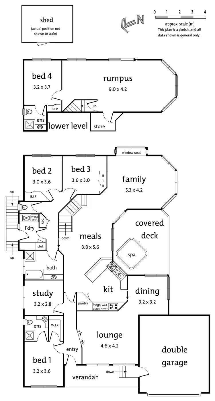 Floorplan of Homely house listing, 46 Nangathan Way, Croydon North VIC 3136