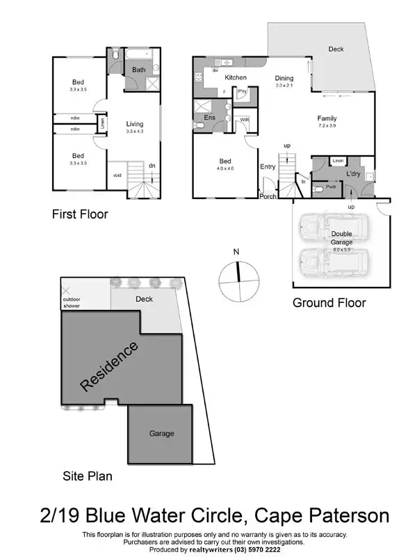 Floorplan of Homely house listing, 2/19 Blue Water Circle, Cape Paterson VIC 3995