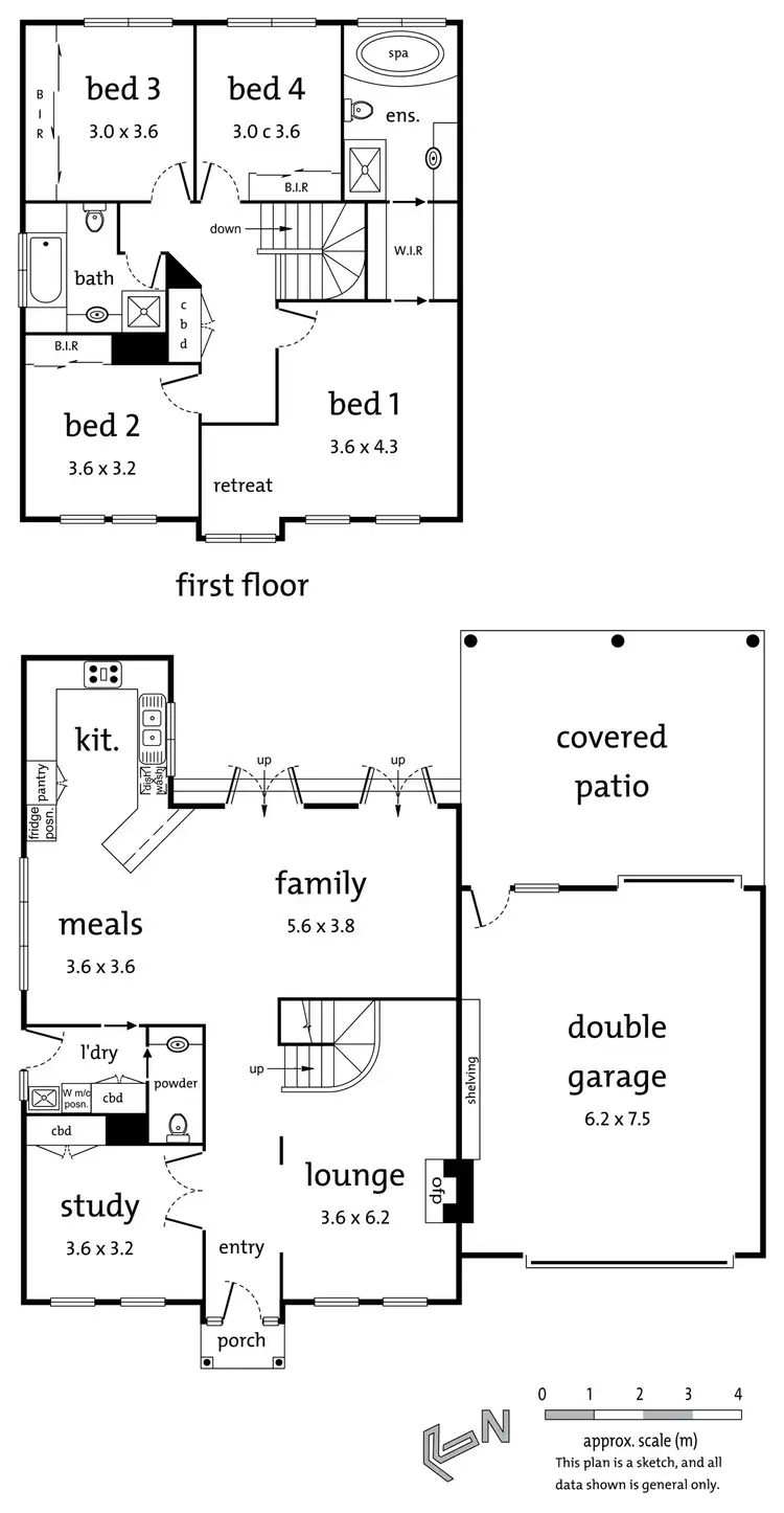 Floorplan of Homely house listing, 76 Carbine Street, Donvale VIC 3111