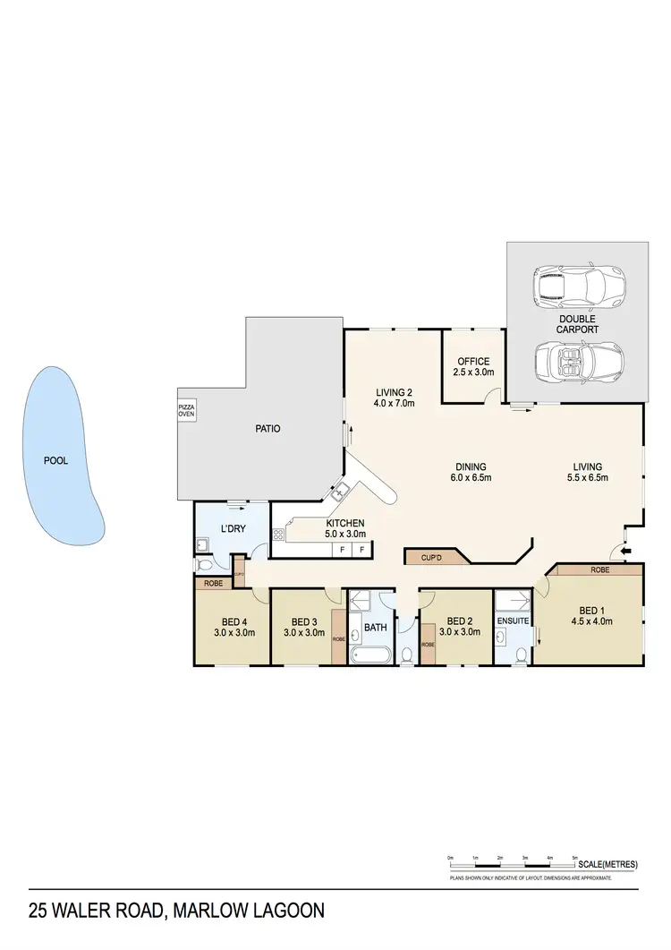 Floorplan of Homely house listing, 25 Waler Road, Marlow Lagoon NT 830
