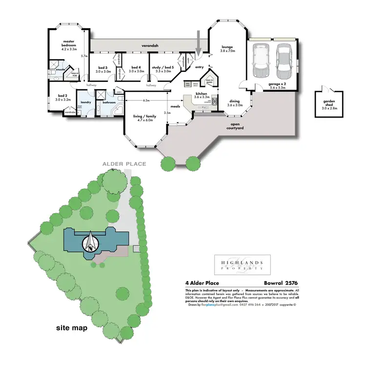 Floorplan of Homely house listing, 4 Alder Place, Bowral NSW 2576
