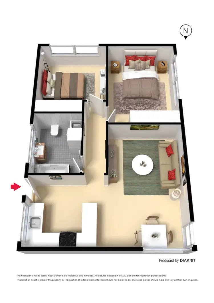 Floorplan of Homely unit listing, 8/72 High Street, Frankston VIC 3199