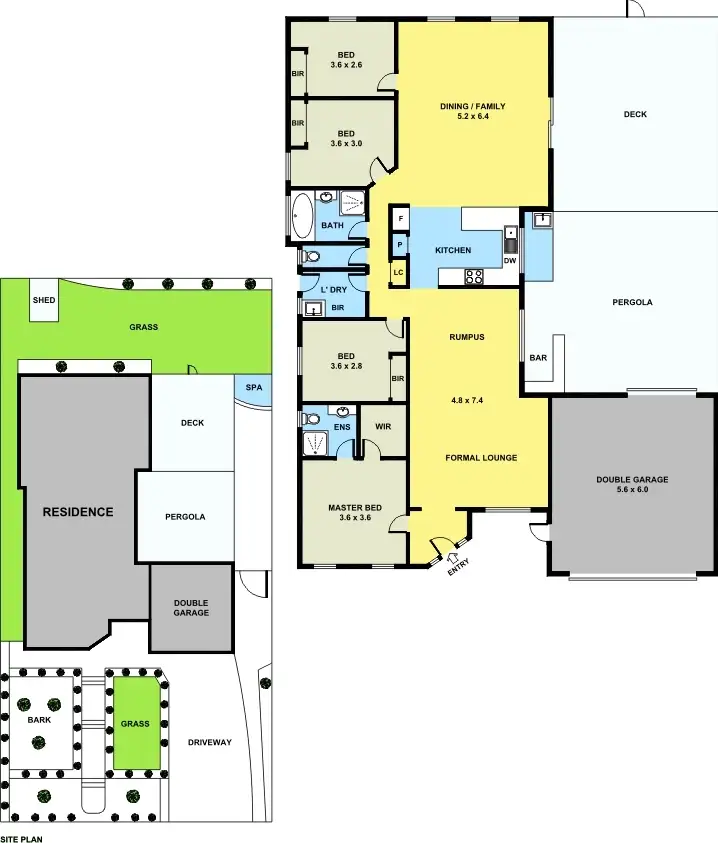 Floorplan of Homely house listing, 130 Ahern Road, Pakenham VIC 3810