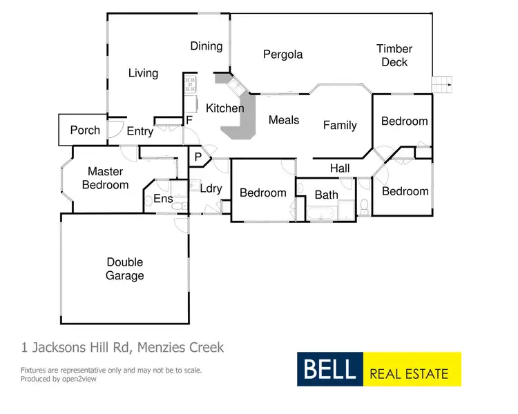 Floorplan of Homely house listing, 1 Jacksons Hill Road, Menzies Creek VIC 3159