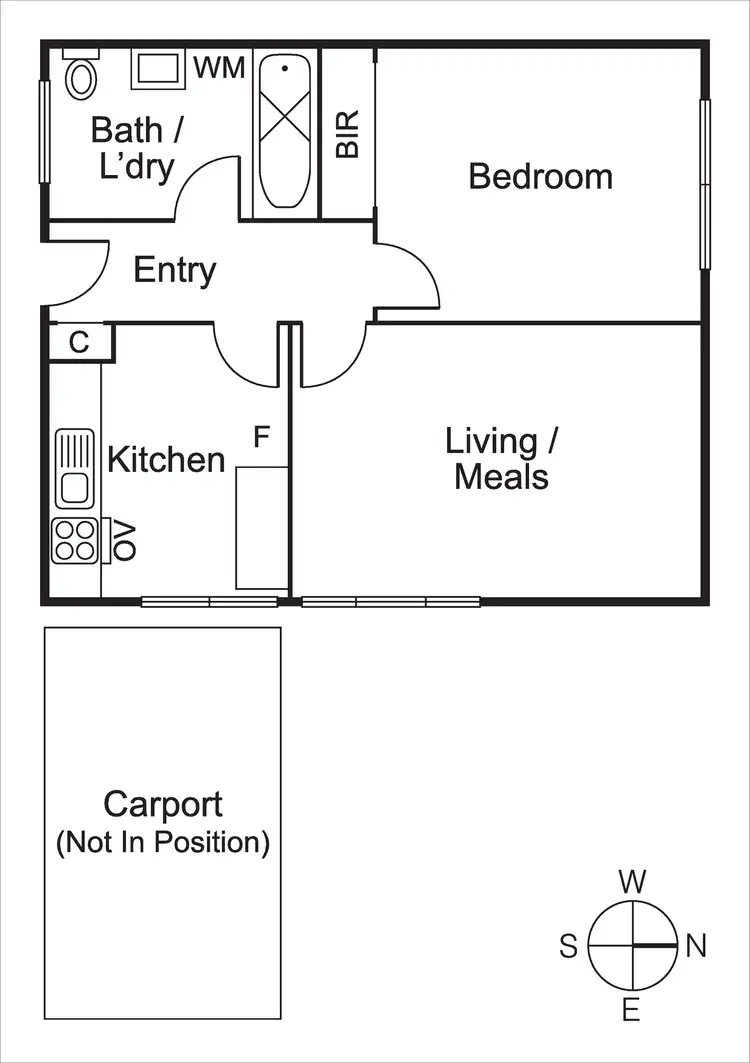 Floorplan of Homely apartment listing, 9/483 Kooyong Road, Elsternwick VIC 3185