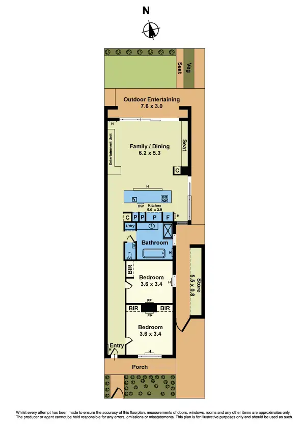Floorplan of Homely house listing, 22 Wilkins Street, Newport VIC 3015