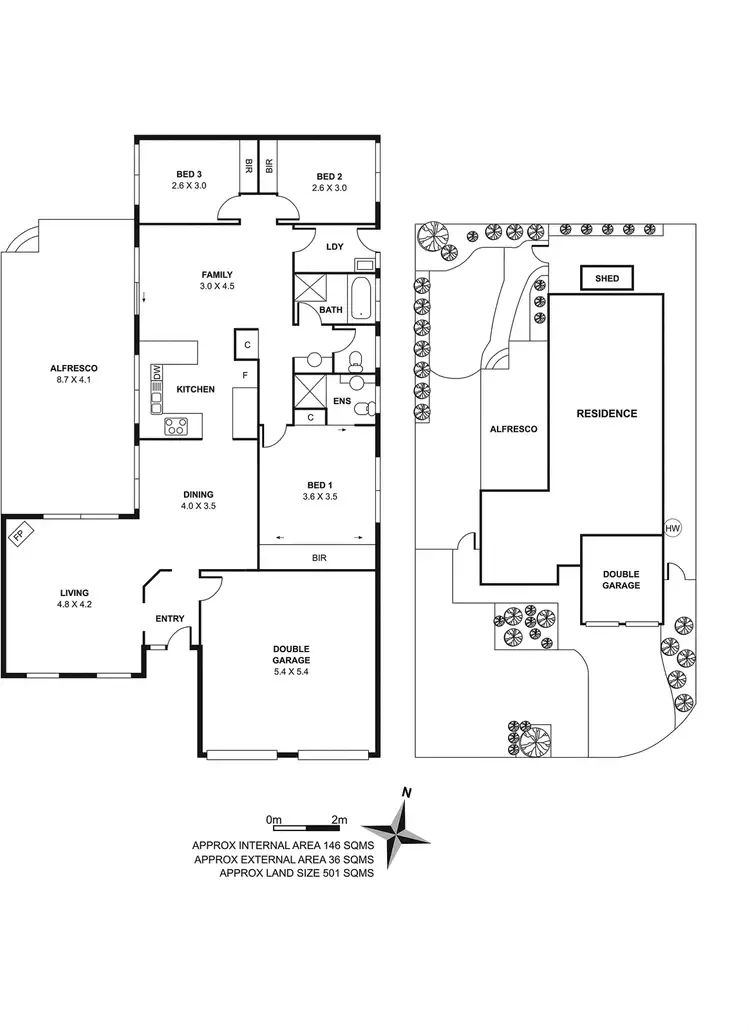 Floorplan of Homely house listing, 4 Waverley Close, Narre Warren VIC 3805