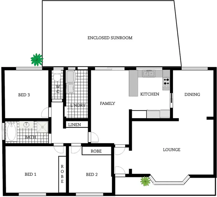 Floorplan of Homely house listing, 10 Benson Crescent, Calwell ACT 2905