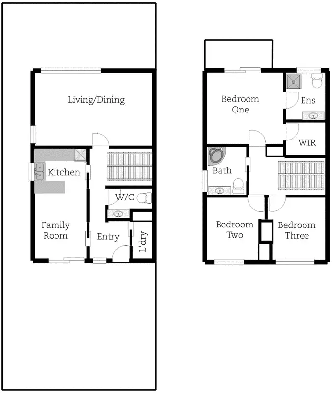 Floorplan of Homely townhouse listing, 5/1 Cowper Street, Ainslie ACT 2602