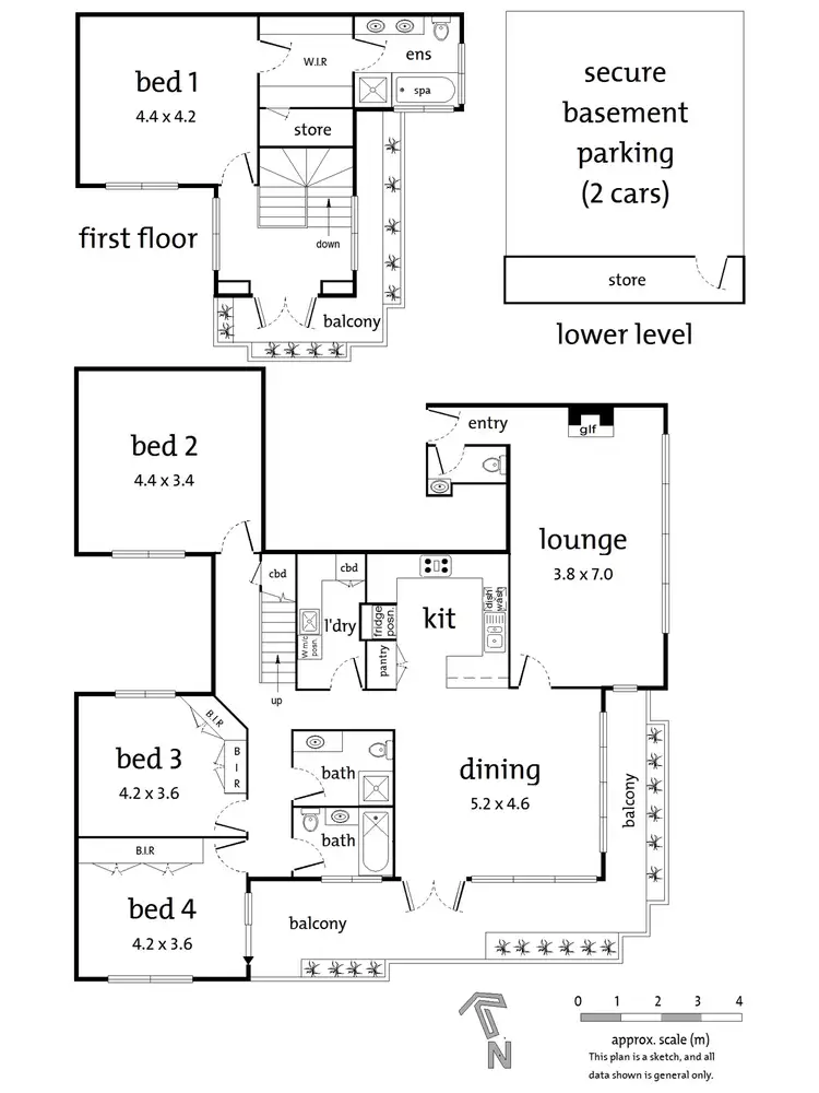 Floorplan of Homely apartment listing, 7/37 Ralston Street, South Yarra VIC 3141