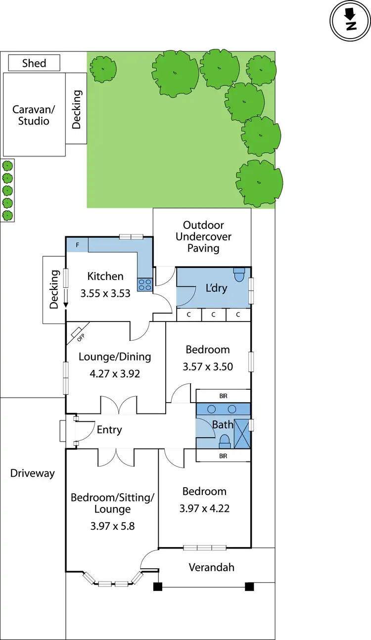 Floorplan of Homely house listing, 241 Somerville Road, Yarraville VIC 3013