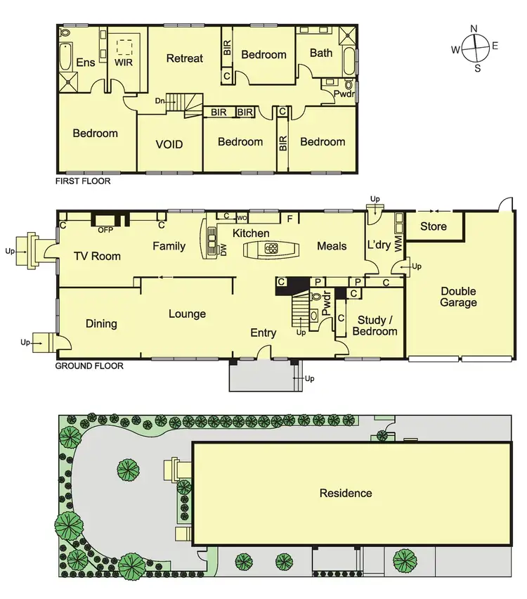 Floorplan of Homely house listing, 43 Bent Street, Caulfield South VIC 3162