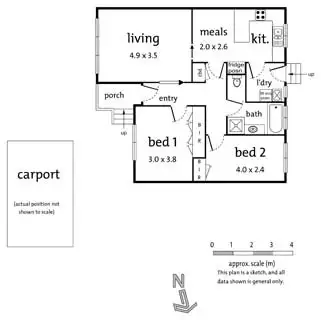 Floorplan of Homely unit listing, 4/23 McCubbin Street, Burwood VIC 3125