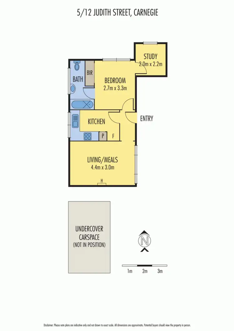 Floorplan of Homely apartment listing, 5/12 Judith Street, Carnegie VIC 3163
