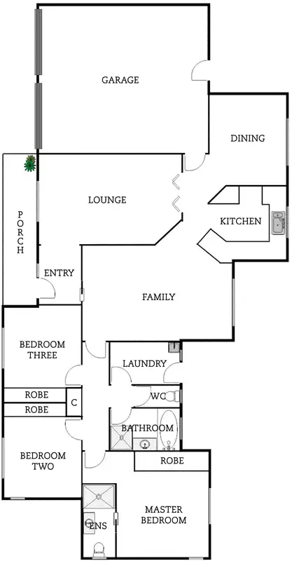 Floorplan of Homely house listing, 19 Templestowe Avenue, Conder ACT 2906