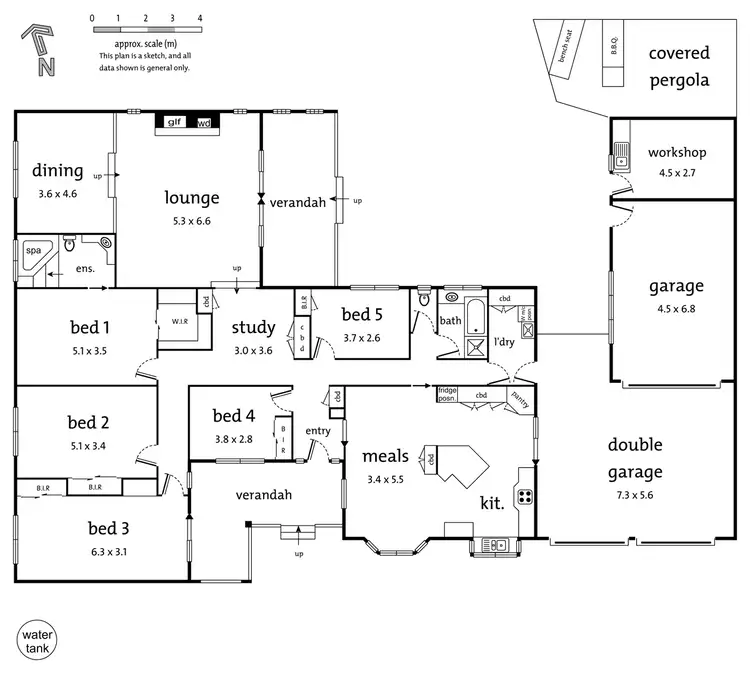 Floorplan of Homely house listing, 12 Dumosa Avenue, Croydon VIC 3136
