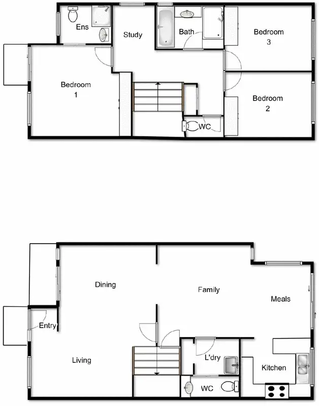 Floorplan of Homely townhouse listing, 66 Mary Gillespie Avenue, Gungahlin ACT 2912