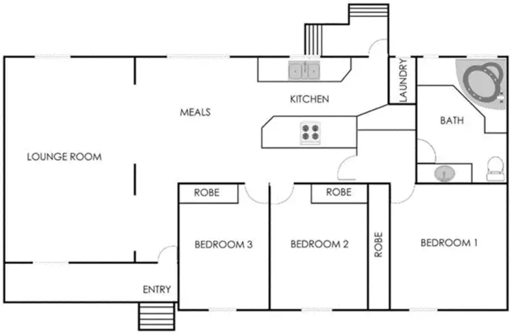 Floorplan of Homely house listing, 19 Bennet Street, Spence ACT 2615