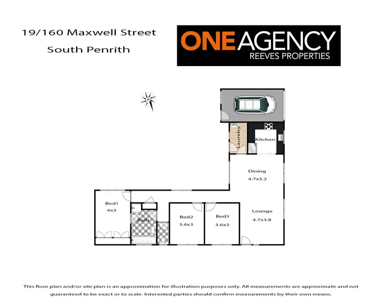 Floorplan of Homely townhouse listing, 19/160 Maxwell Street, South Penrith NSW 2750