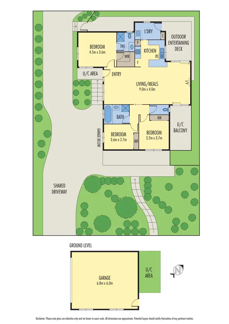 Floorplan of Homely townhouse listing, 1/15 Hillingdon Drive, Diamond Creek VIC 3089