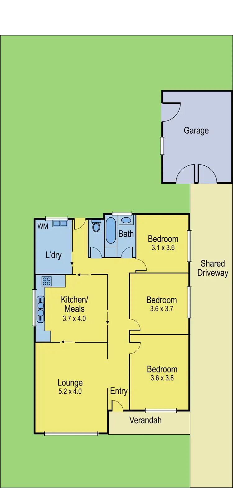 Floorplan of Homely house listing, 18 Park Street, Footscray VIC 3011