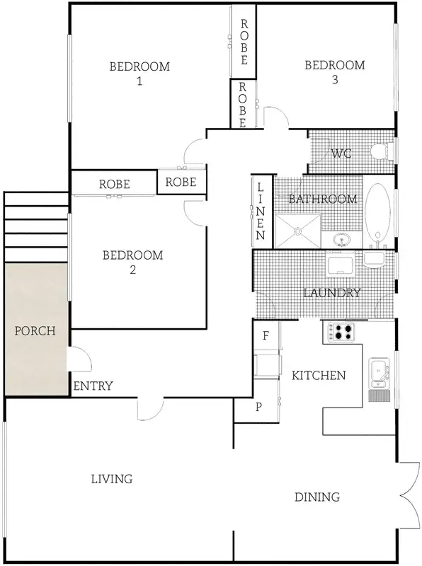 Floorplan of Homely house listing, 109 Bandjalong Crescent, Aranda ACT 2614