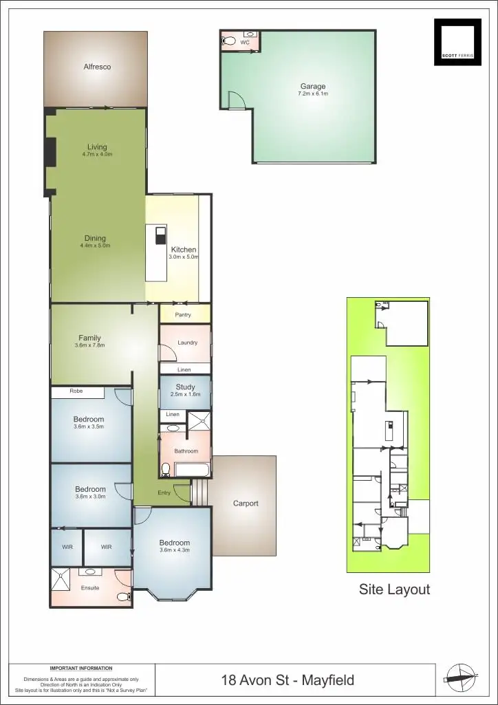 Floorplan of Homely house listing, 18 Avon Street, Mayfield NSW 2304