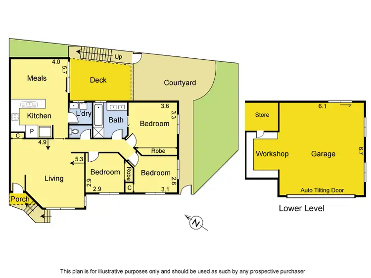 Floorplan of Homely unit listing, 1/27 Kempston Street, Greensborough VIC 3088