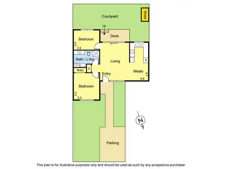Floorplan of Homely unit listing, 6/43 Railway Road, Eltham VIC 3095