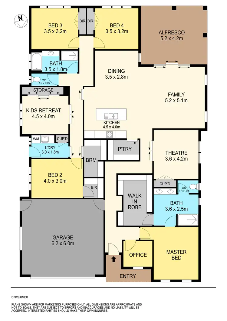 Floorplan of Homely house listing, 5A Clarke Street, Miners Rest VIC 3352