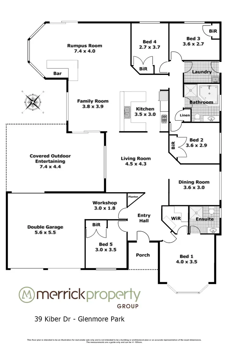Floorplan of Homely house listing, 39 Kiber Drive, Glenmore Park NSW 2745
