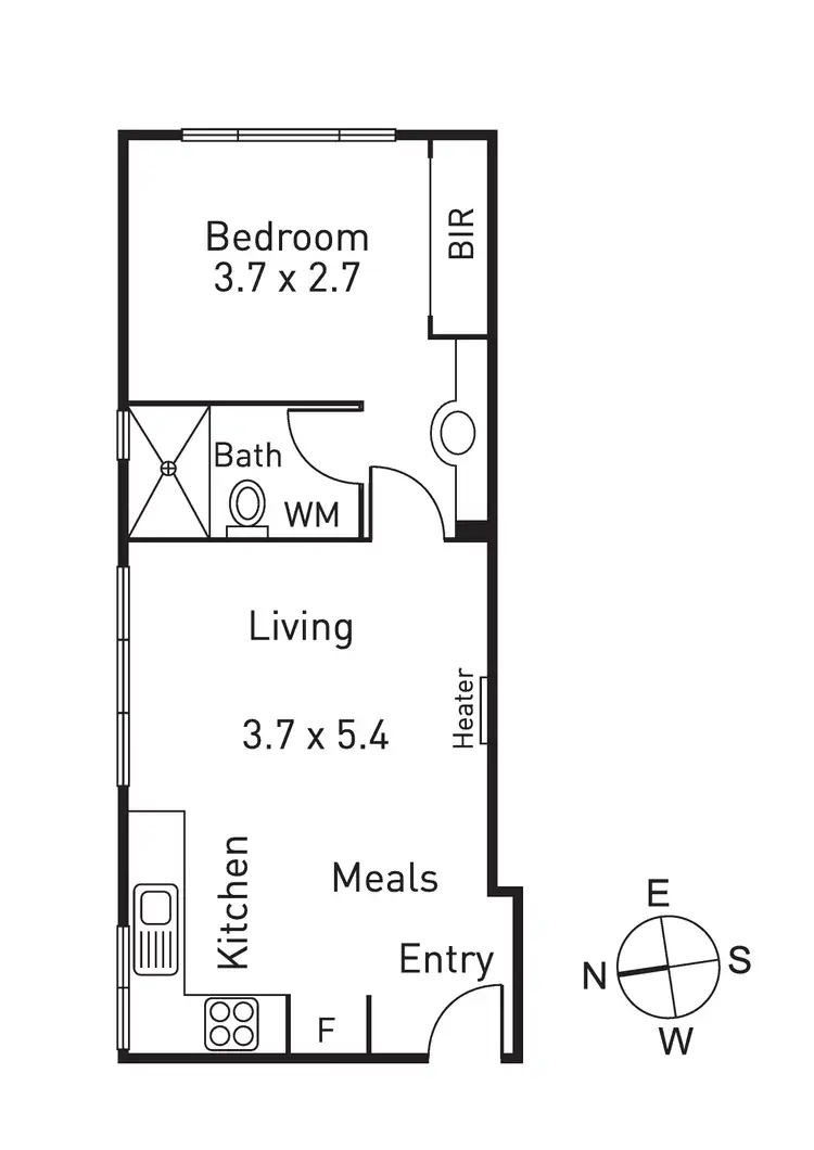 Floorplan of Homely apartment listing, 12/16 Lewisham Road, Prahran VIC 3181