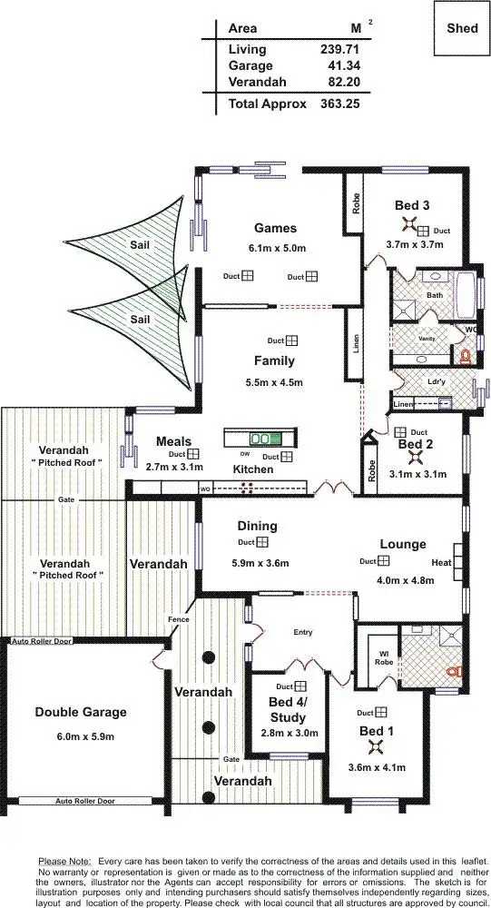 Floorplan of Homely house listing, 27 Lake View Crescent, Highbury SA 5089