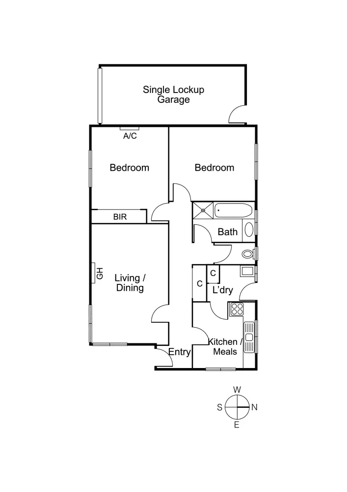 Floorplan of Homely villa listing, 6/135 Grange Road, Glen Huntly VIC 3163