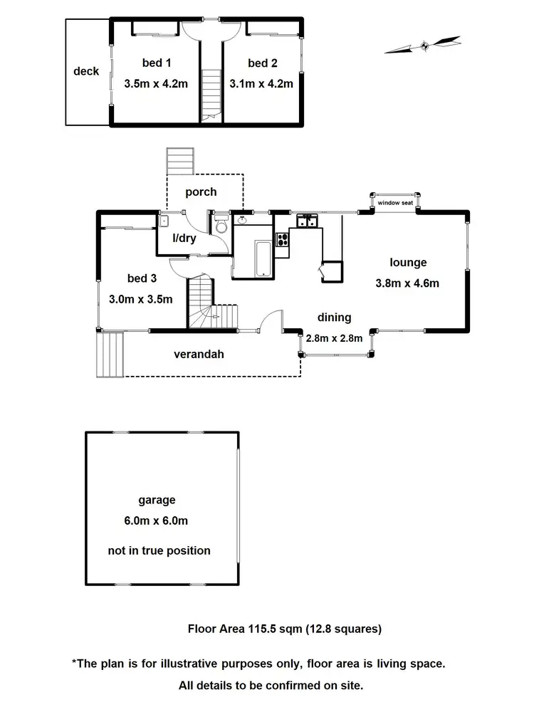 Floorplan of Homely house listing, 8 Anderson Street, Kallista VIC 3791