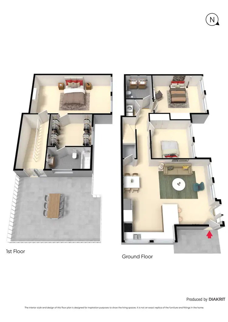 Floorplan of Homely townhouse listing, 1/32 Pinehill Drive, Frankston VIC 3199