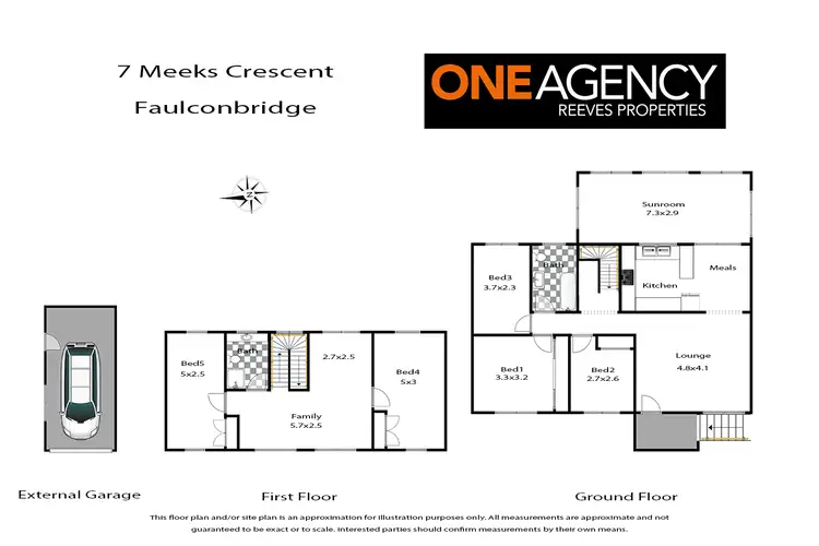 Floorplan of Homely house listing, 7 Meeks Crescent, Faulconbridge NSW 2776