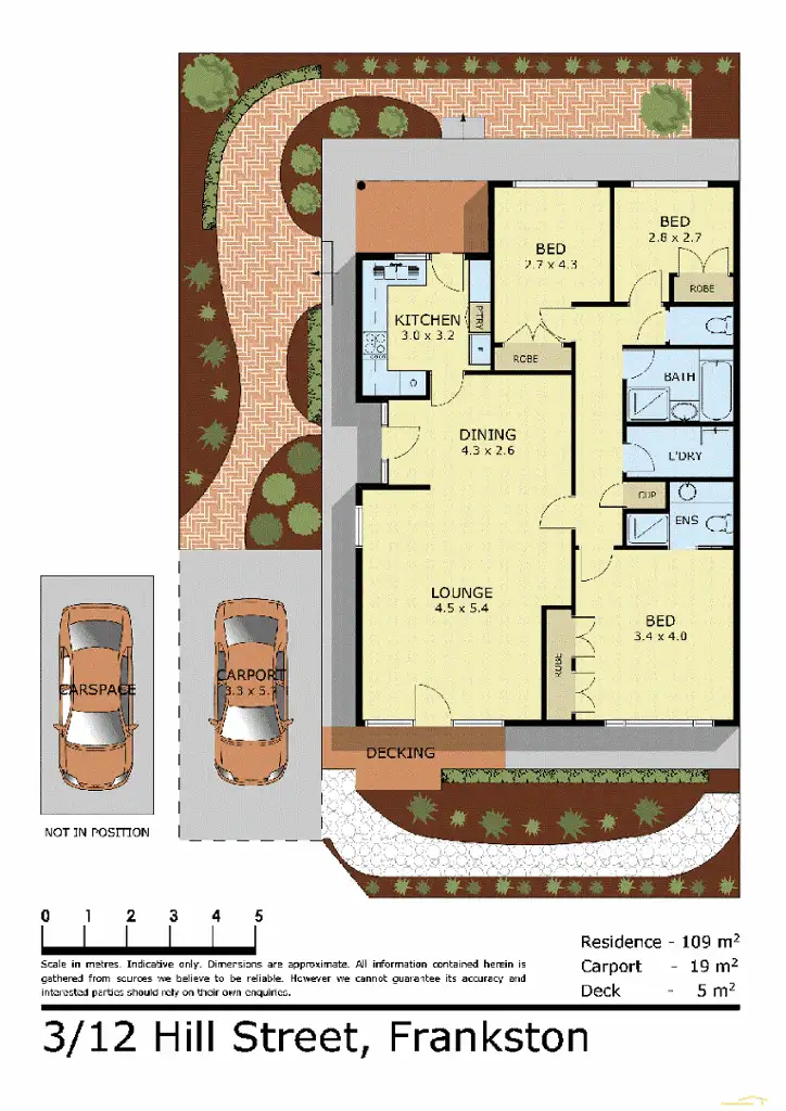 Floorplan of Homely unit listing, 3/12-14 Hill Street, Frankston VIC 3199