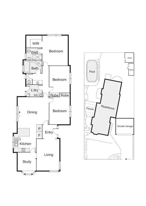Floorplan of Homely house listing, 2 Farmillo Court, Lysterfield VIC 3156