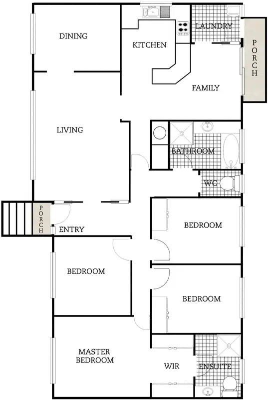Floorplan of Homely house listing, 82 Harrington Circuit, Kambah ACT 2902