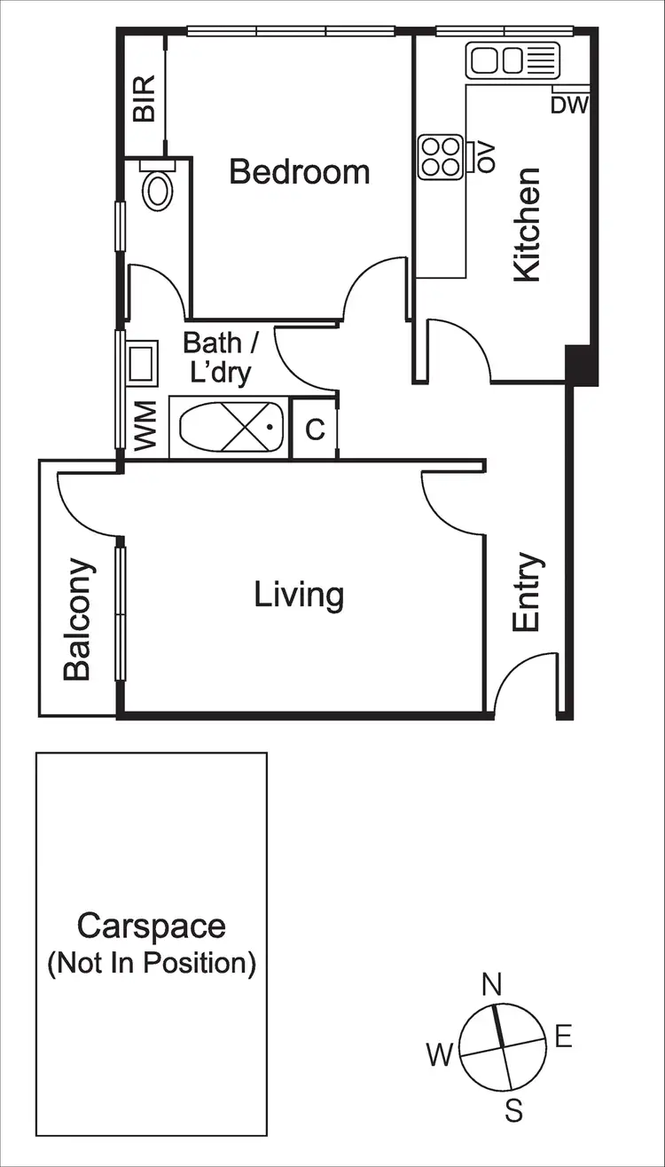 Floorplan of Homely apartment listing, 1/9 Daniell Crescent, Caulfield VIC 3162