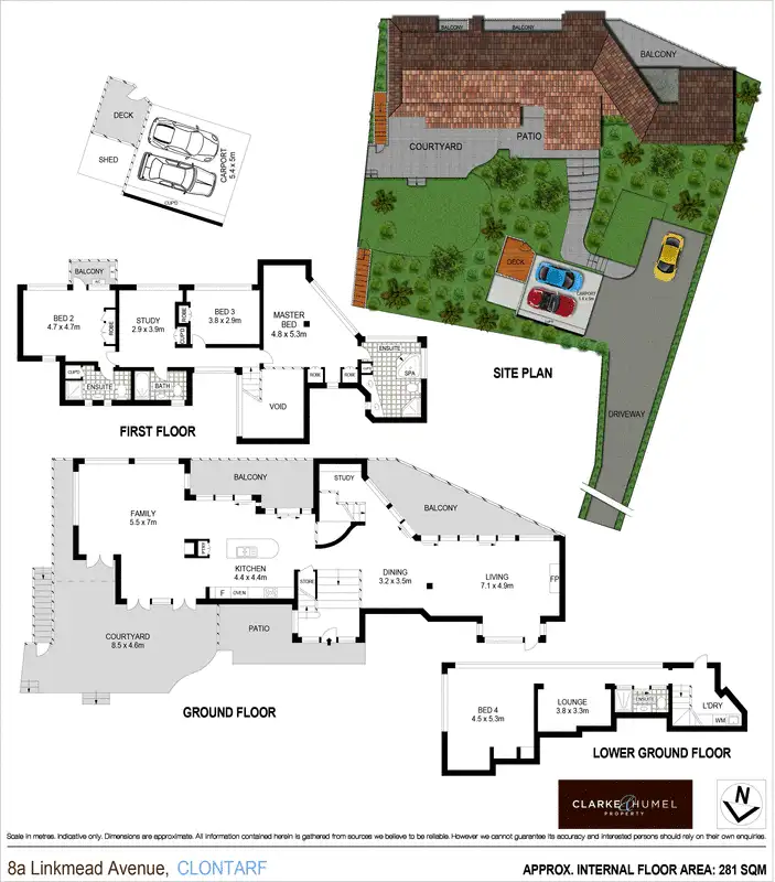 Floorplan of Homely house listing, 8A Linkmead Avenue, Clontarf NSW 2093