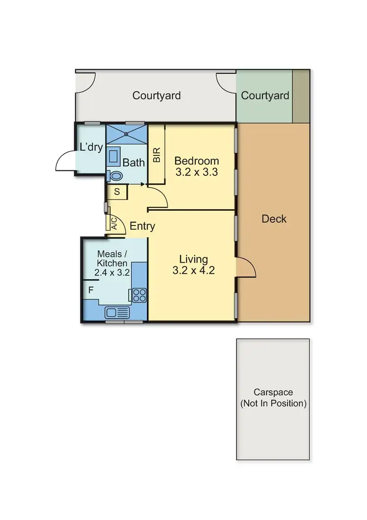 Floorplan of Homely apartment listing, 1/40 Sycamore Grove, St Kilda East VIC 3183