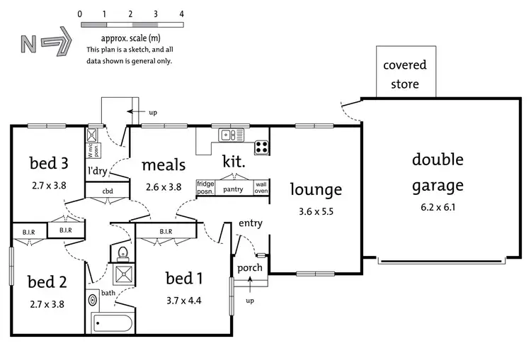 Floorplan of Homely townhouse listing, 2/7 Sussex Street, Box Hill North VIC 3129