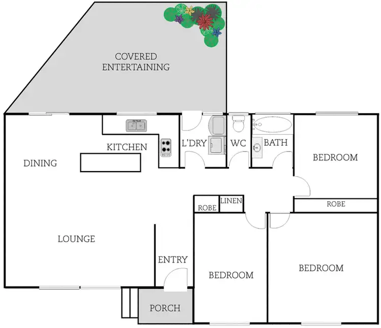 Floorplan of Homely house listing, 4 Broad Place, Kambah ACT 2902