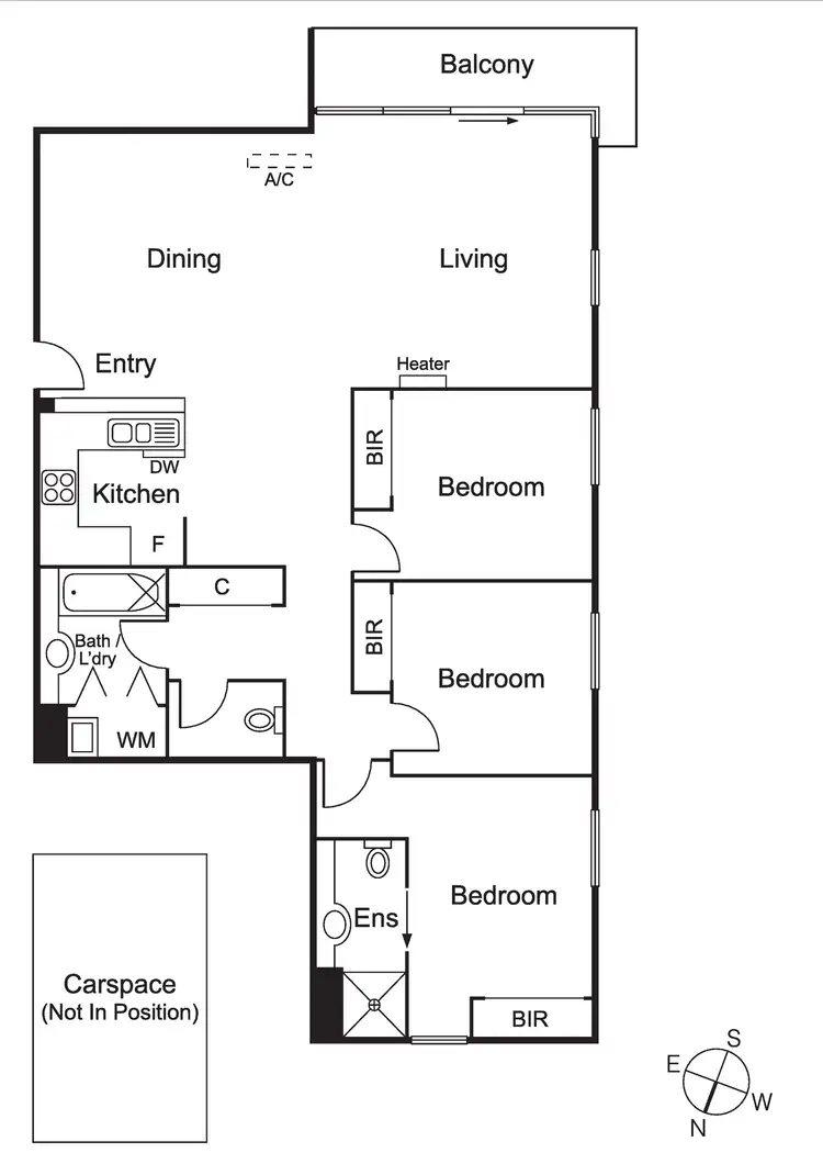 Floorplan of Homely apartment listing, 142/418 St Kilda Road, Melbourne VIC 3004