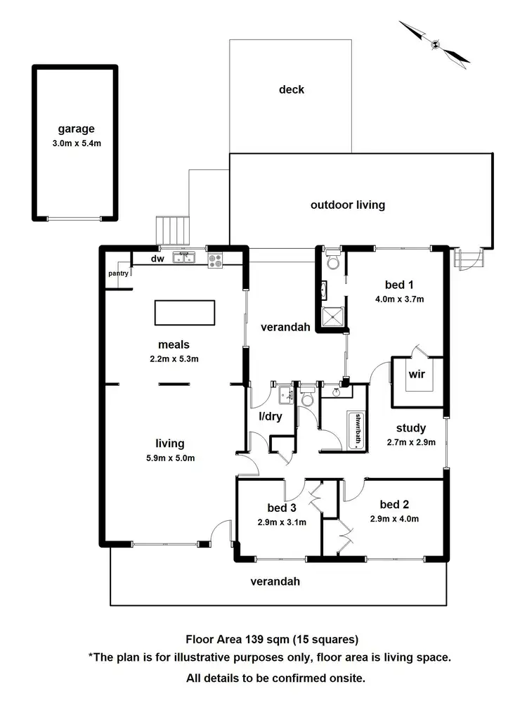 Floorplan of Homely house listing, 21 Dean Crescent, Launching Place VIC 3139