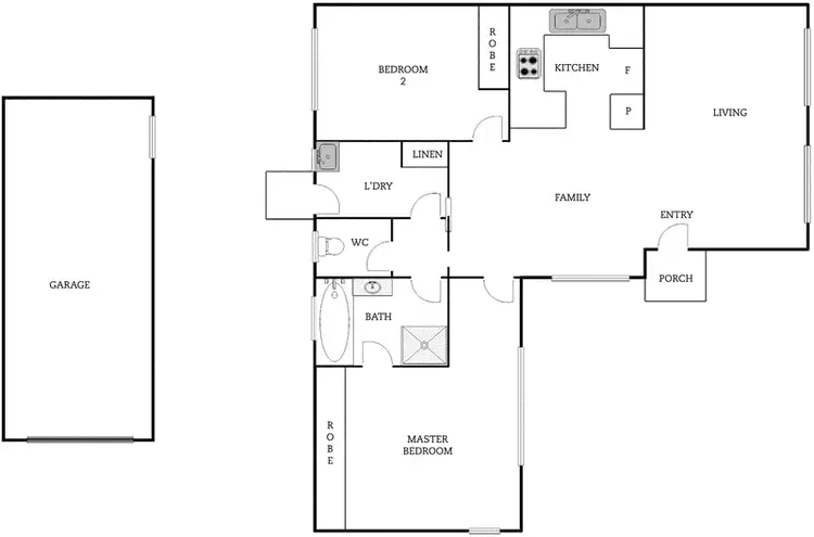Floorplan of Homely house listing, 21 Guginya Crescent, Ngunnawal ACT 2913