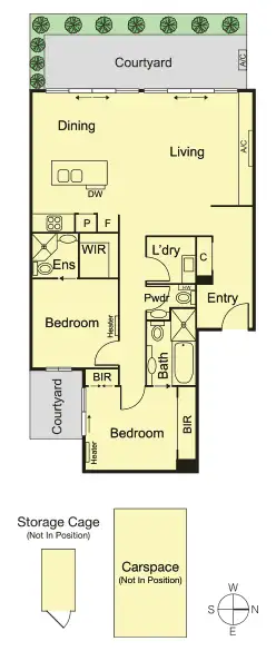 Floorplan of Homely apartment listing, 3/331 Orrong Road, St Kilda East VIC 3183